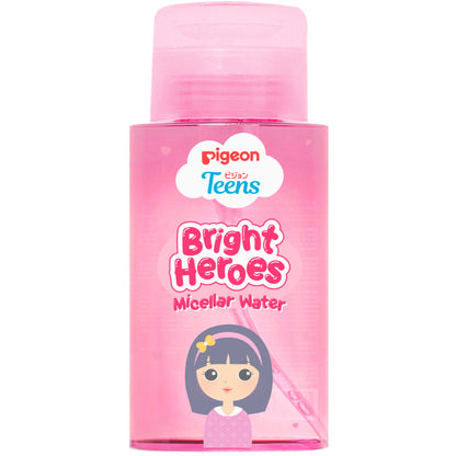 PIGEON TEENS BRIGHT HEROES MICELLAR WATER 100 ML| Micellar Water Pembersih Wajah Double Cleansing|Skincare Infused