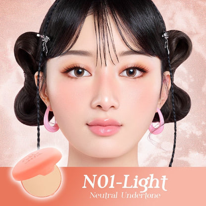 PIGEON TEENS EVERYDAY TWO WAY CAKE + UV FILTER REFILL |Bedak Foundation Padat Remaja|Medium To Full Coverage Look