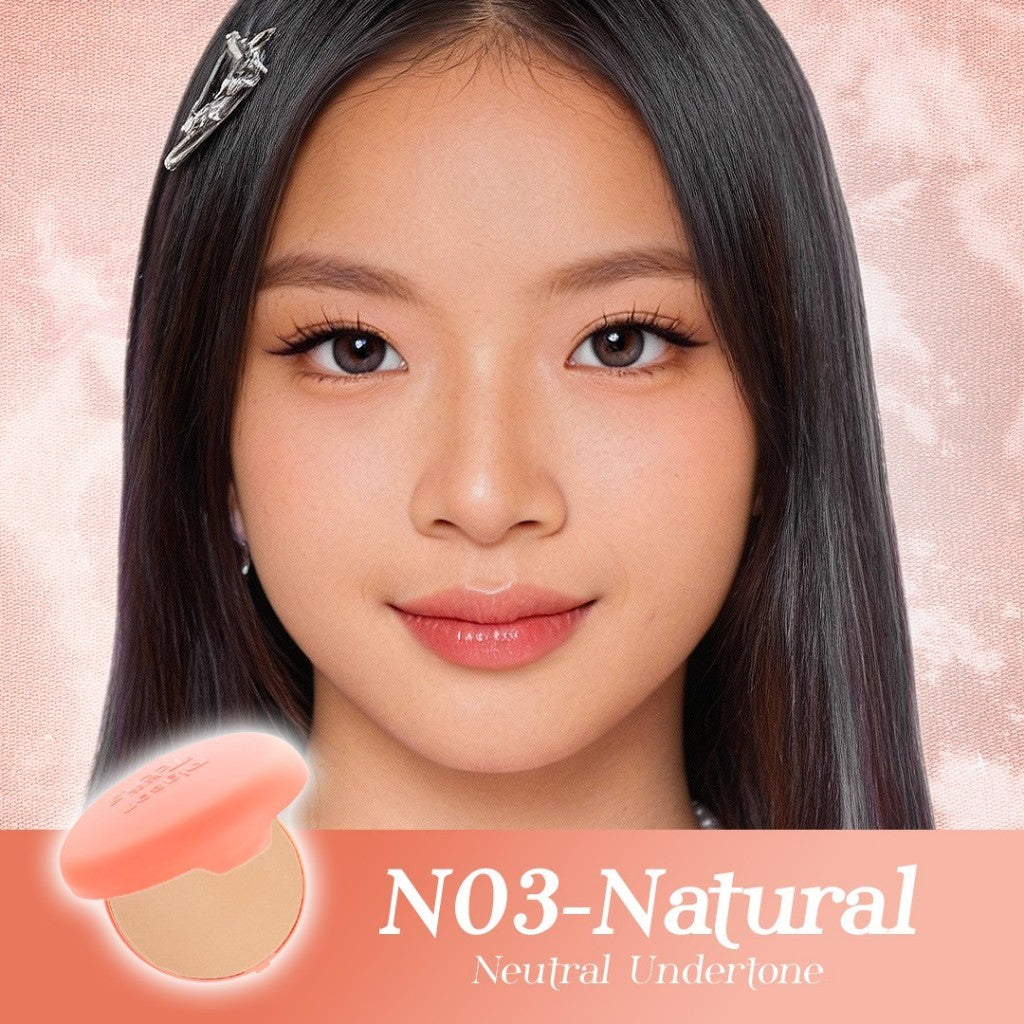 PIGEON TEENS EVERYDAY TWO WAY CAKE + UV FILTER REFILL |Bedak Foundation Padat Remaja|Medium To Full Coverage Look