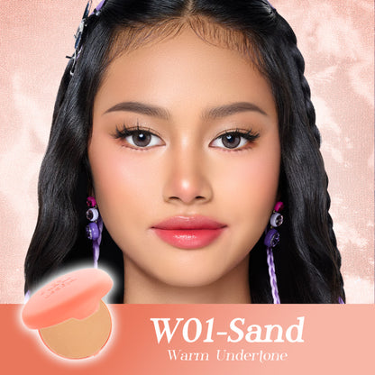PIGEON TEENS EVERYDAY TWO WAY CAKE + UV FILTER REFILL |Bedak Foundation Padat Remaja|Medium To Full Coverage Look