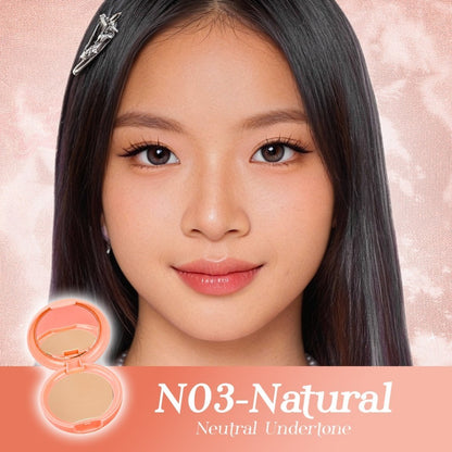 PIGEON TEENS EVERYDAY TWO WAY CAKE + UV FILTER |Bedak Foundation Padat Remaja|Medium To Full Coverage Look