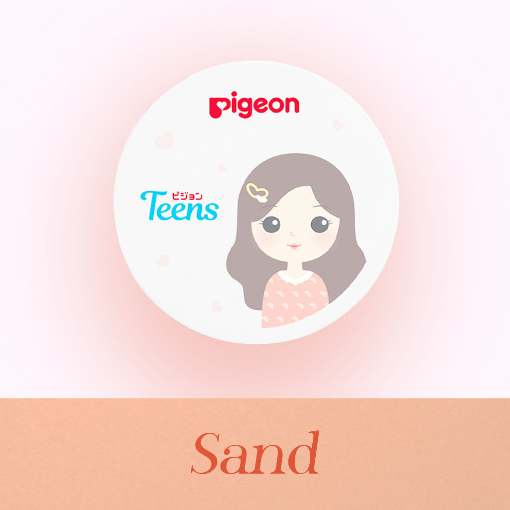 PIGEON TEENS EVERYDAY TWO WAY CAKE + UV FILTER REFILL |Bedak Foundation Padat Remaja|Medium To Full Coverage Look