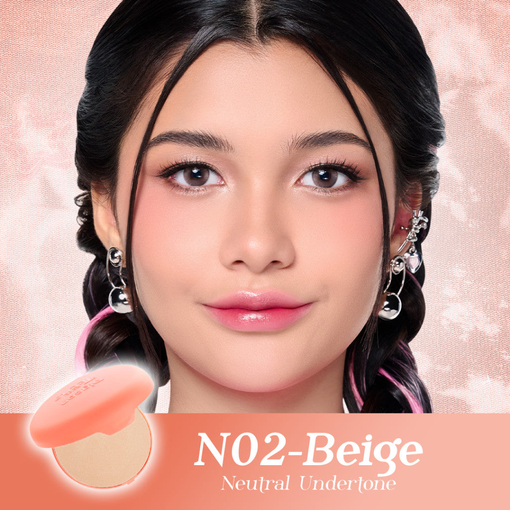 PIGEON TEENS EVERYDAY TWO WAY CAKE + UV FILTER REFILL |Bedak Foundation Padat Remaja|Medium To Full Coverage Look