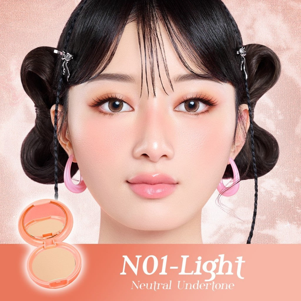 PIGEON TEENS EVERYDAY TWO WAY CAKE + UV FILTER |Bedak Foundation Padat Remaja|Medium To Full Coverage Look