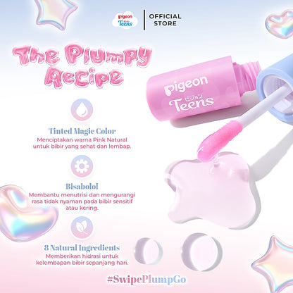 Pigeon Teens Kiss On the Go Lip Serum 2ml |Tinted Magic Color |Natural Looking Tint |Hydrated & Plumpy Lip Solution