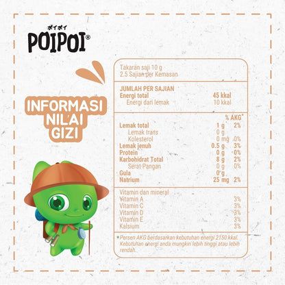 POIPOI Snack - Beef & Cheese 25Gr 1Pcs