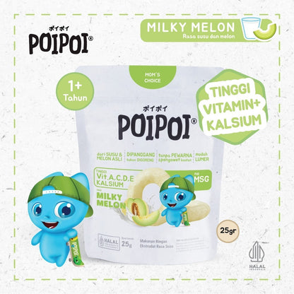 POIPOI Snack - Milky Melon 25Gr 1Pcs