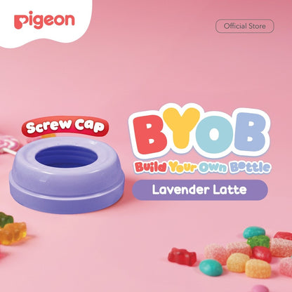 Pigeon BYOB SofTouch Cap - 1pcs Box | Original Asli | Pilih Cap | Pilih Warna | Botol Susu Bayi & Anak | Botol Susu Newborn | Bahan Biomass PP - BPP | Tahan Suhu 120 C | Sparepart Botol