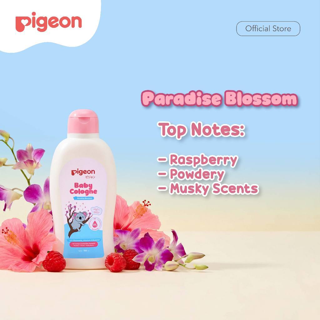 PIGEON BABY COLOGNE 100 ML NEW VARIAN | Parfum Bayi Wangi dan Segar | Minyak Wangi Anak Bayi Bebas Alkohol| Aman Untuk Newborn dan Kulit Sensitif