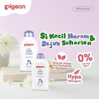 PIGEON BABY COLOGNE 100 ML NEW VARIAN | Parfum Bayi Wangi dan Segar | Minyak Wangi Anak Bayi Bebas Alkohol| Aman Untuk Newborn dan Kulit Sensitif