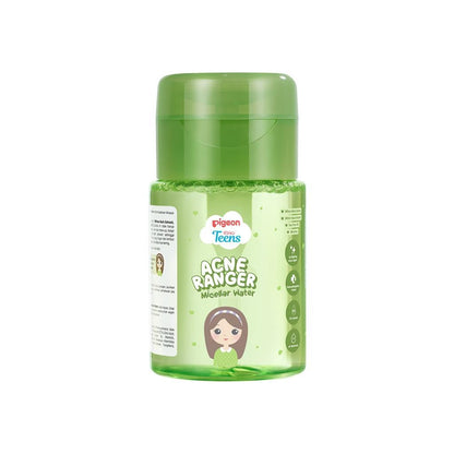 Pigeon Teens Acne Ranger Micellar Water | Micellar Water Remaja untuk Kulit Berjerawat | Membersihkan Makeup & Minyak Berlebih | Refreshing, Lightweight & Alcohol Free