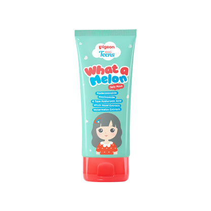 Pigeon Teens What-A-Melon Jelly Mask 60ml|Skincare Remaja|Membantu Mencerahkan | Niacinamide & Madecasosside