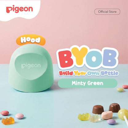 Pigeon BYOB SofTouch Hood - 1pcs Box | Original Asli | Pilih Hood | Pilih Warna | Botol Susu Bayi & Anak | Botol Susu Newborn | Bahan Biomass PP - BPP | Tahan Suhu 120 C | Sparepart Botol