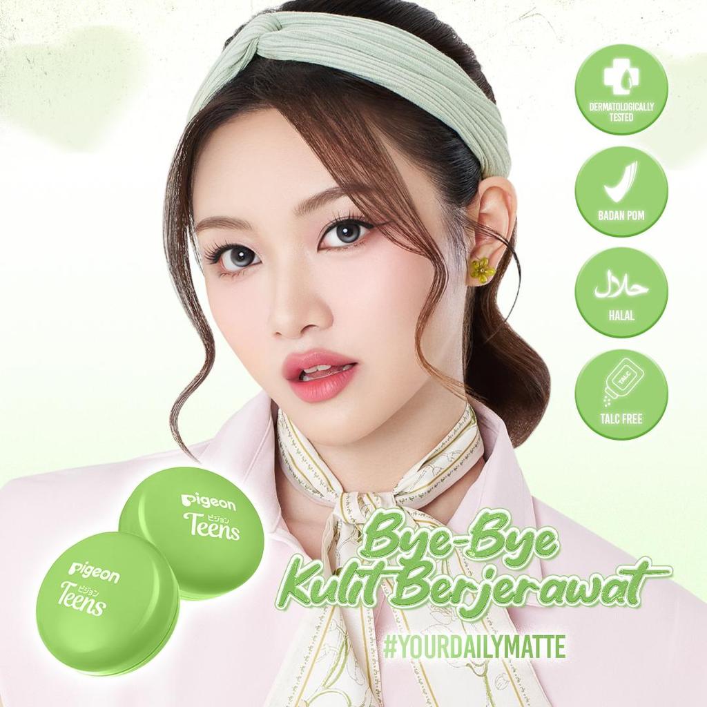 Pigeon Teens Acne Ranger Loose Powder 9gr | Bedak Tabur Remaja |Kulit & Berminyak & Berjerawat |Talc Free