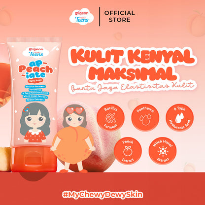 Pigeon Teens A-Peach-iate Jelly Mask 60ml|Skincare Remaja|Menjaga Skin Microbiome|Bacillus Ferment & Panthenol
