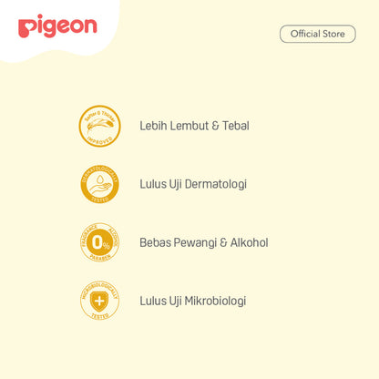 PIGEON Baby Wipes Pure Water - 30 Sheets | Tisu Basah Bayi