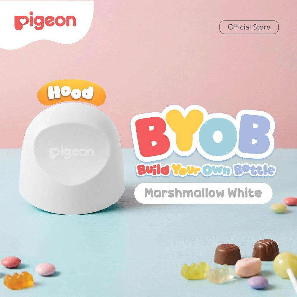 Pigeon BYOB SofTouch Hood - 1pcs Box | Original Asli | Pilih Hood | Pilih Warna | Botol Susu Bayi & Anak | Botol Susu Newborn | Bahan Biomass PP - BPP | Tahan Suhu 120 C | Sparepart Botol