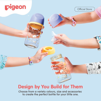 Pigeon BYOB SofTouch Cap - 1pcs Box | Original Asli | Pilih Cap | Pilih Warna | Botol Susu Bayi & Anak | Botol Susu Newborn | Bahan Biomass PP - BPP | Tahan Suhu 120 C | Sparepart Botol