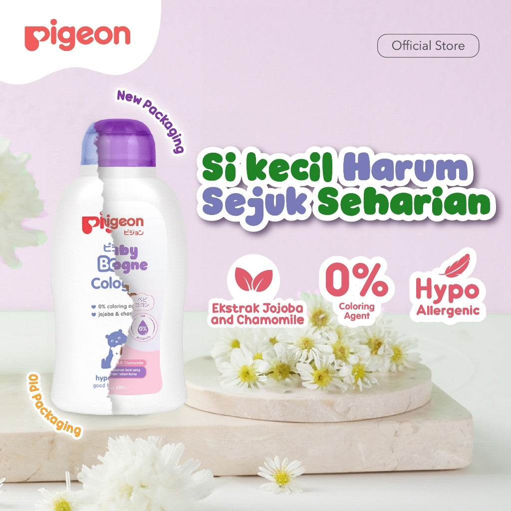 PIGEON BABY COLOGNE 100 ML NEW VARIAN | Parfum Bayi Wangi dan Segar | Minyak Wangi Anak Bayi Bebas Alkohol| Aman Untuk Newborn dan Kulit Sensitif