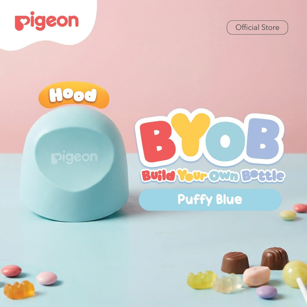 Pigeon BYOB SofTouch Hood - 1pcs Box | Original Asli | Pilih Hood | Pilih Warna | Botol Susu Bayi & Anak | Botol Susu Newborn | Bahan Biomass PP - BPP | Tahan Suhu 120 C | Sparepart Botol