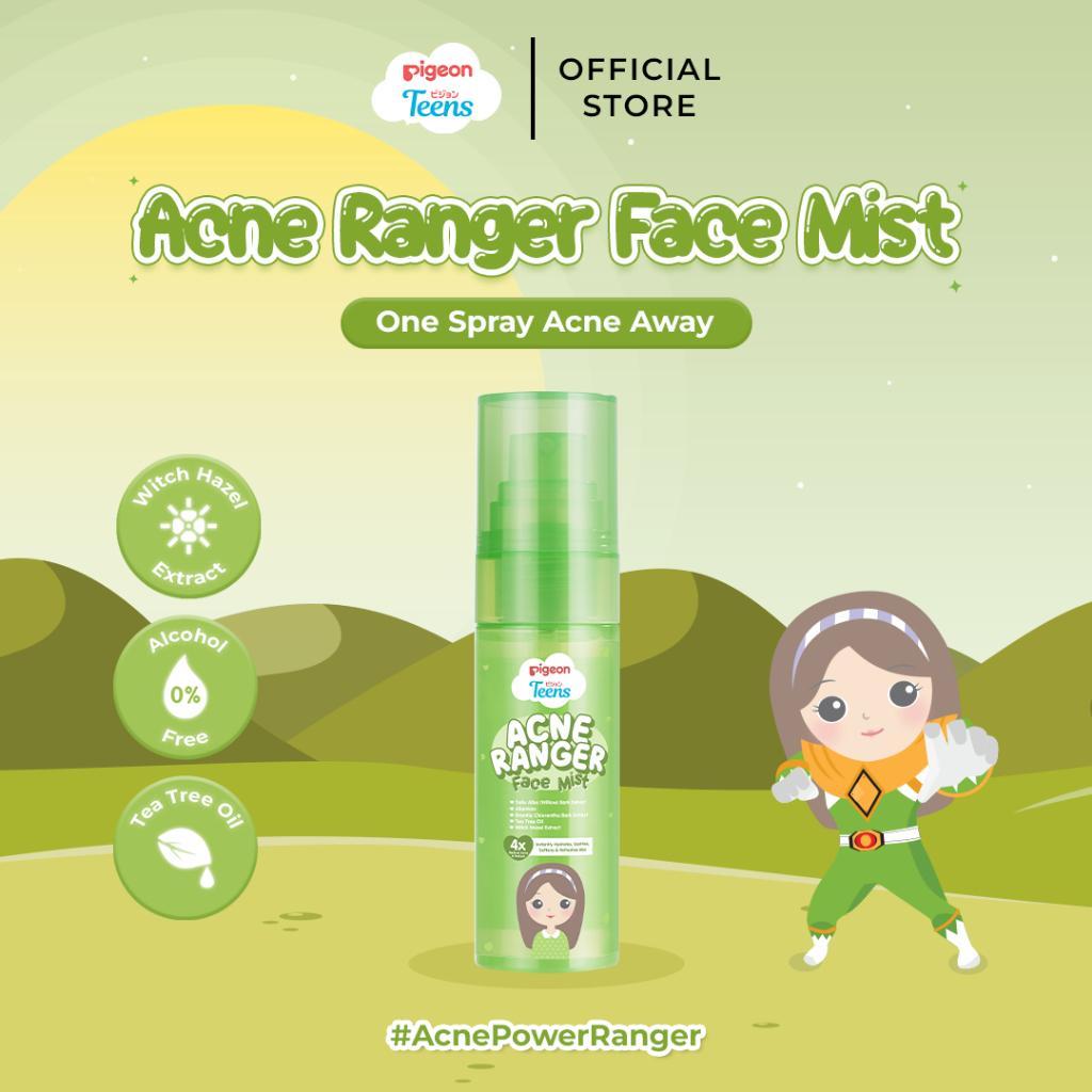 Pigeon Teens Acne Ranger Face Mist | Face Mist Remaja untuk Kulit Berjerawat | Menyegarkan & Mengontrol Minyak Berlebih | Lightweight, Refreshing & Alcohol Free