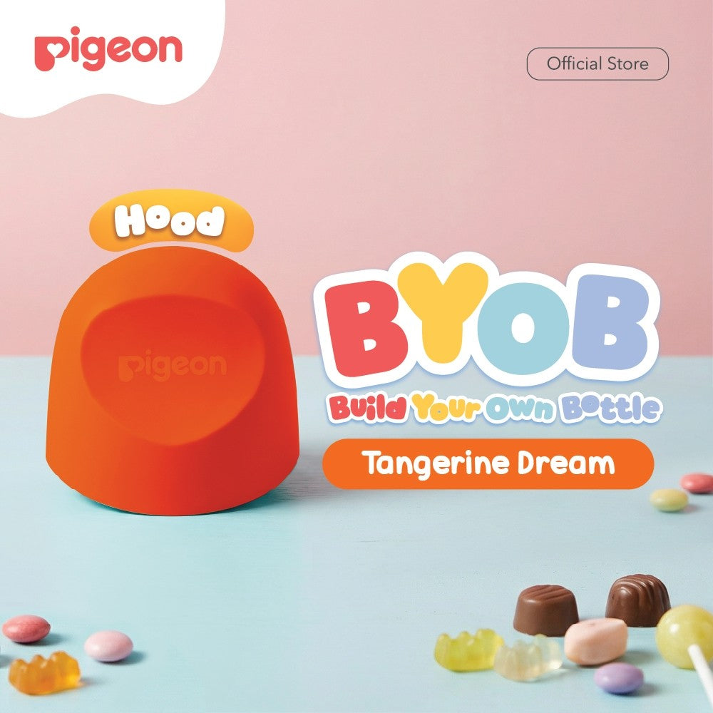 Pigeon BYOB SofTouch Hood - 1pcs Box | Original Asli | Pilih Hood | Pilih Warna | Botol Susu Bayi & Anak | Botol Susu Newborn | Bahan Biomass PP - BPP | Tahan Suhu 120 C | Sparepart Botol