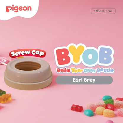 Pigeon BYOB SofTouch Cap - 1pcs Box | Original Asli | Pilih Cap | Pilih Warna | Botol Susu Bayi & Anak | Botol Susu Newborn | Bahan Biomass PP - BPP | Tahan Suhu 120 C | Sparepart Botol