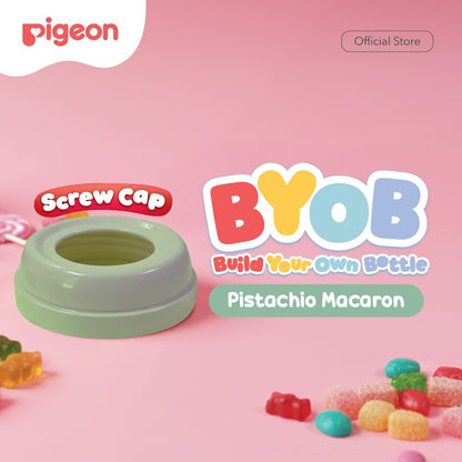 Pigeon BYOB SofTouch Cap - 1pcs Box | Original Asli | Pilih Cap | Pilih Warna | Botol Susu Bayi & Anak | Botol Susu Newborn | Bahan Biomass PP - BPP | Tahan Suhu 120 C | Sparepart Botol