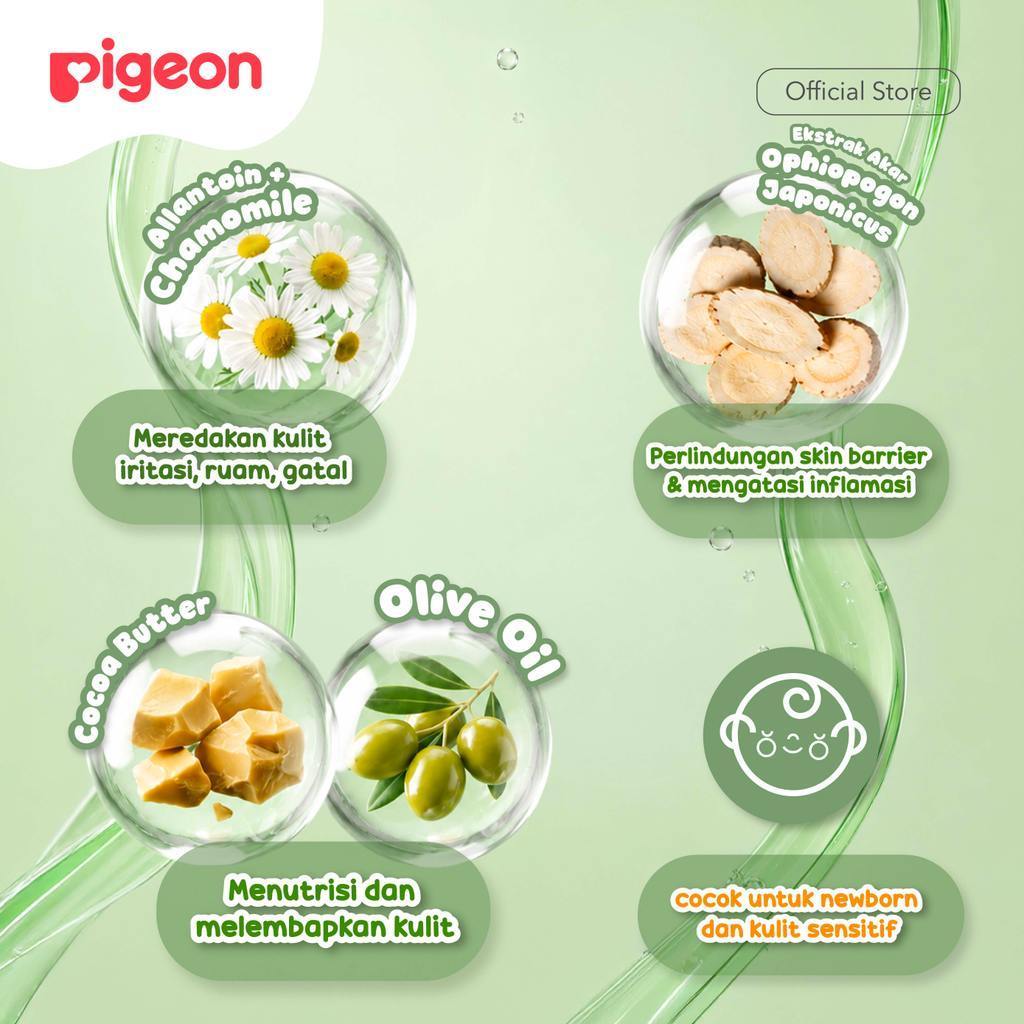 PIGEON BOTANICAL DIAPER CREAM | KRIM ANTI RUAM POPOK BAYI | CEGAH IRITASI KEMERAHAN | AMAN UNTUK KULIT NEWBORN DAN SENSITIF | TERUJI KLINIS | 50 ML