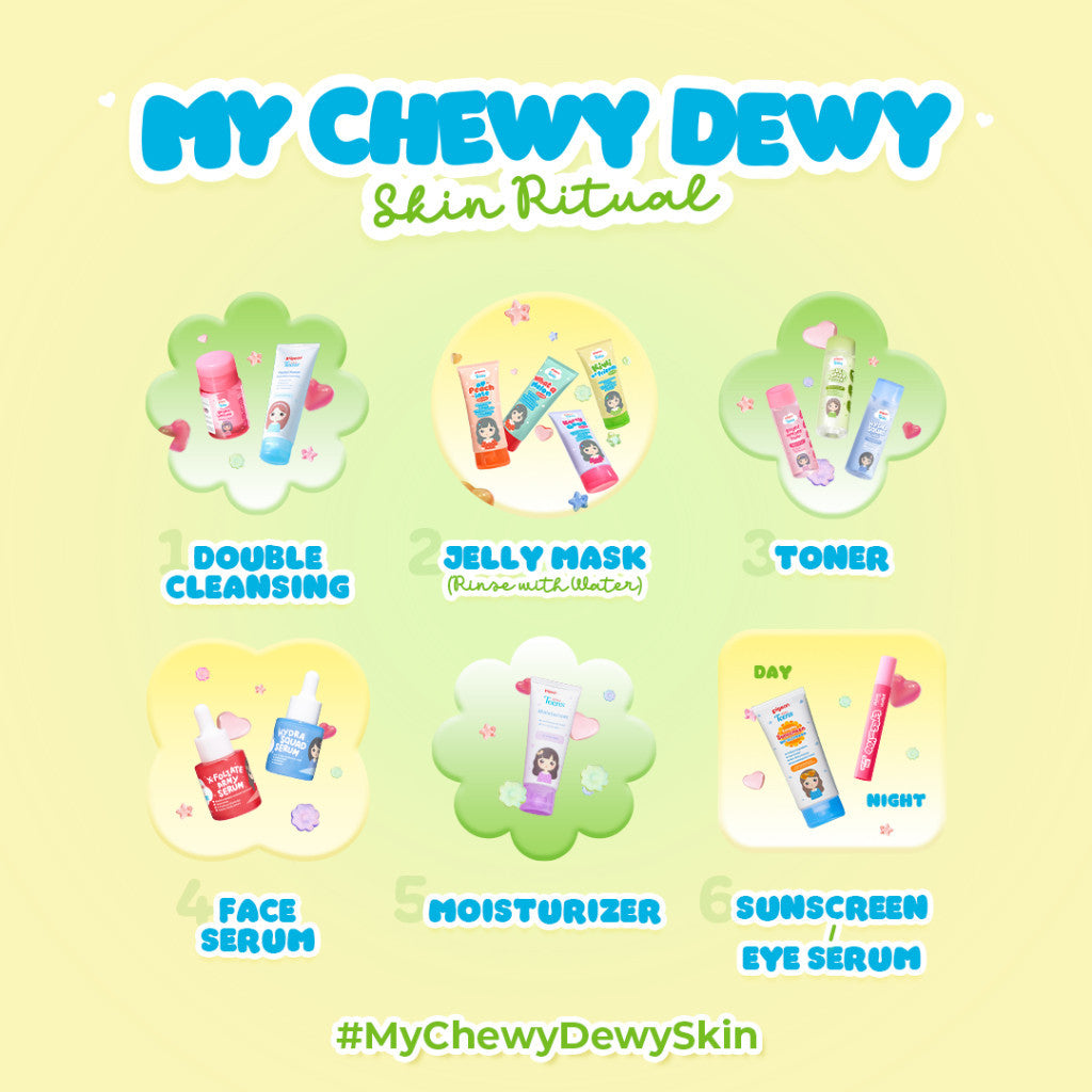 Pigeon Teens Kiwi Be Friends Jelly Mask 60ml|Skincare Remaja|Menenangkan Iritasi|Saccharide Isomerate & Allantoin