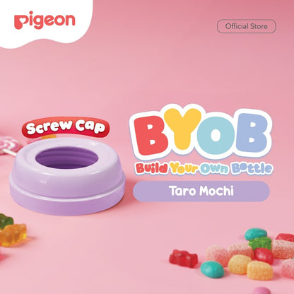 Pigeon BYOB SofTouch Cap - 1pcs Box | Original Asli | Pilih Cap | Pilih Warna | Botol Susu Bayi & Anak | Botol Susu Newborn | Bahan Biomass PP - BPP | Tahan Suhu 120 C | Sparepart Botol