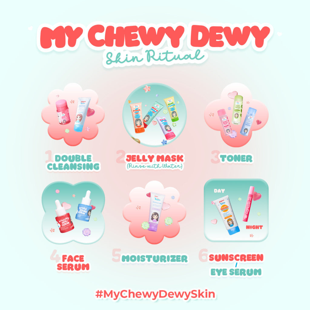 Pigeon Teens What-A-Melon Jelly Mask 60ml|Skincare Remaja|Membantu Mencerahkan | Niacinamide & Madecasosside