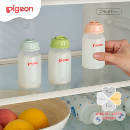 Pigeon Breastmilk Storage Bottle PP RP 50 ml 6pcs & 120 ml 3 pcs | Botol Asi