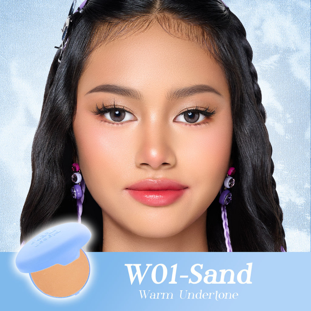Pigeon Teens Everyday Compact Powder UV Refill|Bedak Padat Remaja|Natural Finish Look |Hypoallergenic