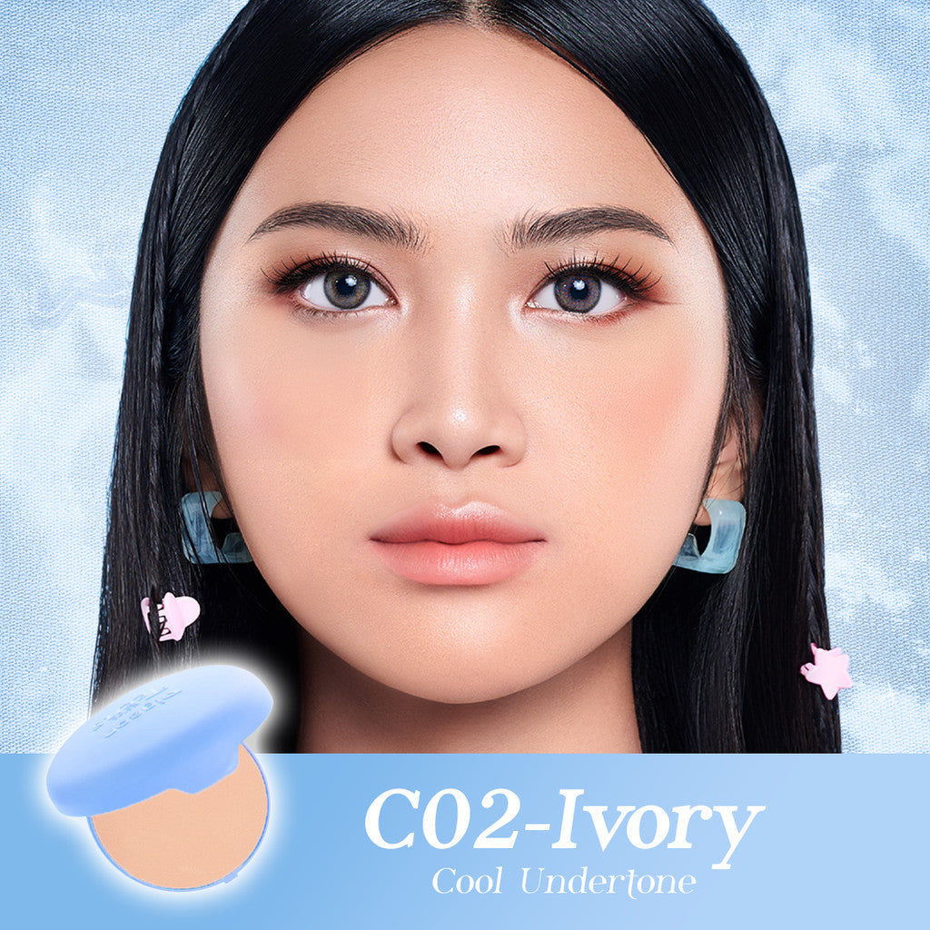 Pigeon Teens Everyday Compact Powder UV Refill|Bedak Padat Remaja|Natural Finish Look |Hypoallergenic