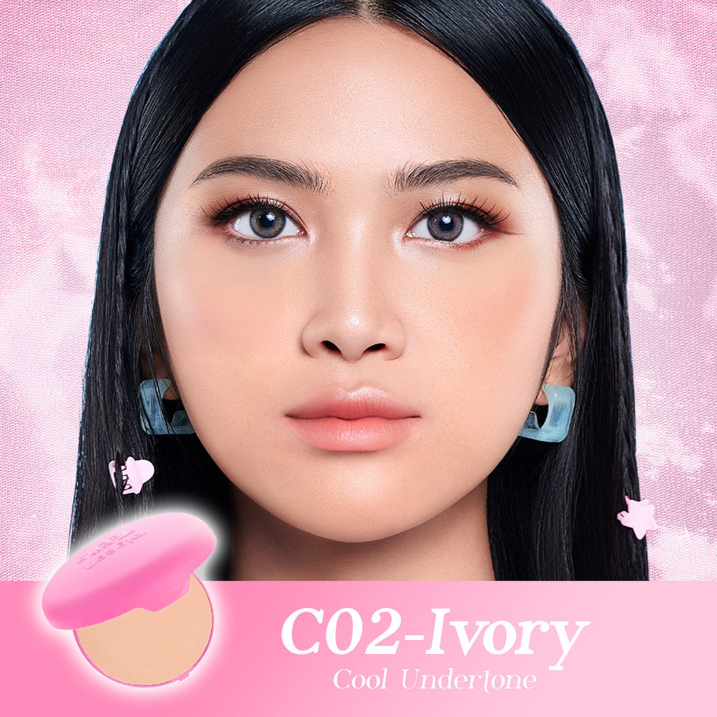 Pigeon Teens Everyday Compact Powder Refill |Bedak Padat Remaja|Natural Finish Look |Hypoallergenic
