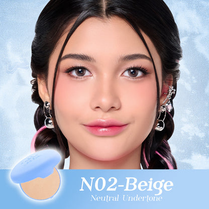 Pigeon Teens Everyday Compact Powder UV Refill|Bedak Padat Remaja|Natural Finish Look |Hypoallergenic