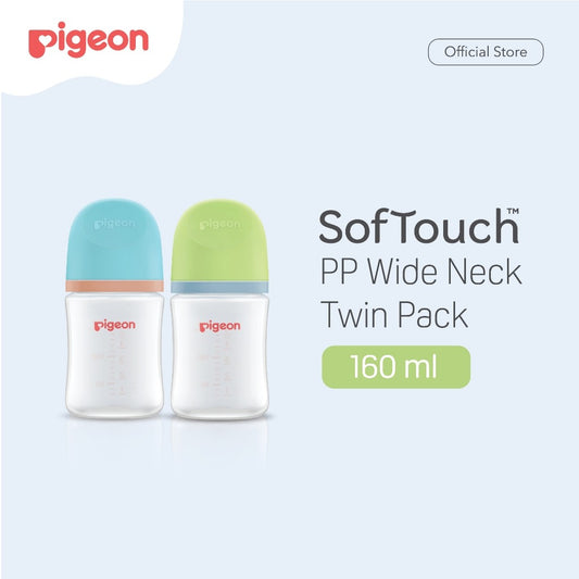 Pigeon Twinpack Botol BPP Wide Neck W/Softouch Nipple