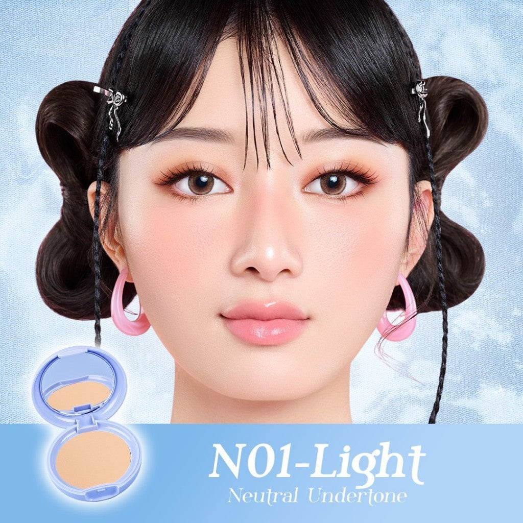 TWINPACK Pigeon Teens Everyday Compact Powder UV |Bedak Padat Remaja|Natural Finish Look |Hypoallergenic