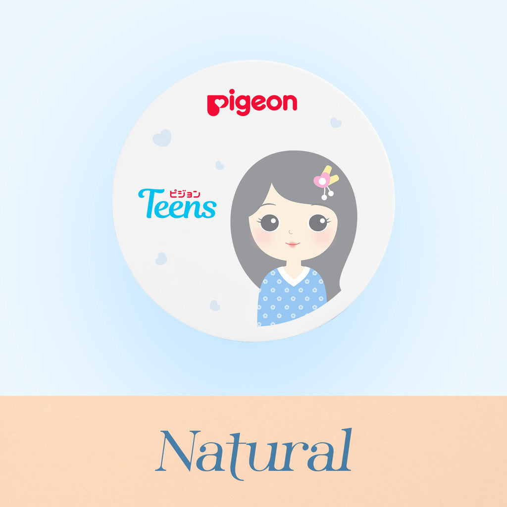 Pigeon Teens Everyday Compact Powder UV Refill|Bedak Padat Remaja|Natural Finish Look |Hypoallergenic