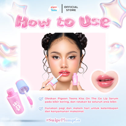 Pigeon Teens Kiss On the Go Lip Serum 2ml |Tinted Magic Color |Natural Looking Tint |Hydrated & Plumpy Lip Solution